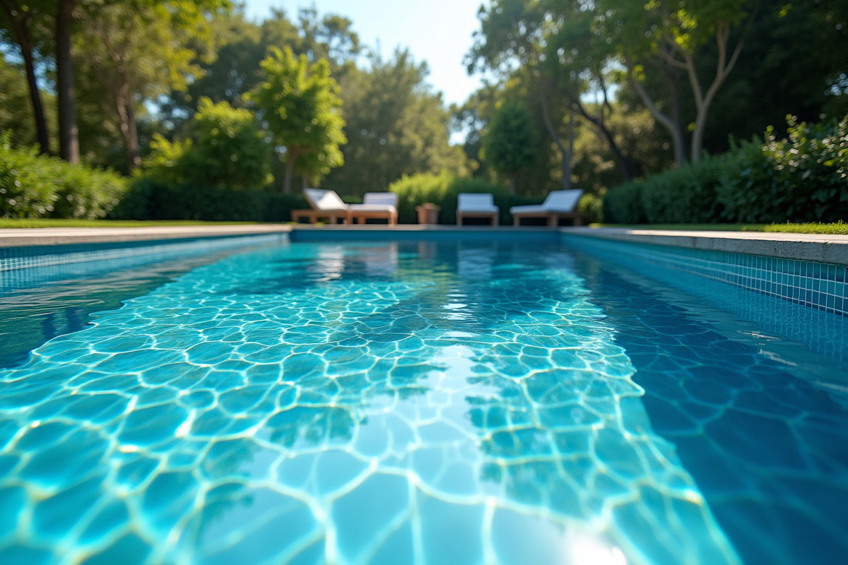 piscine foncé